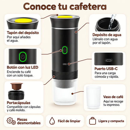 Cafetera Portátil 3 en 1 | Brenela TM - Brenela