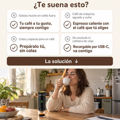 Cafetera Portátil 3 en 1 | Brenela TM - Brenela